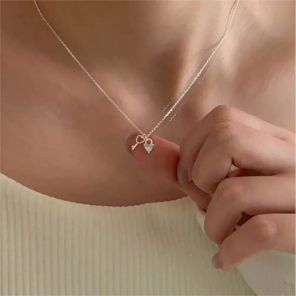 925 Sterling Silver Heart Necklace