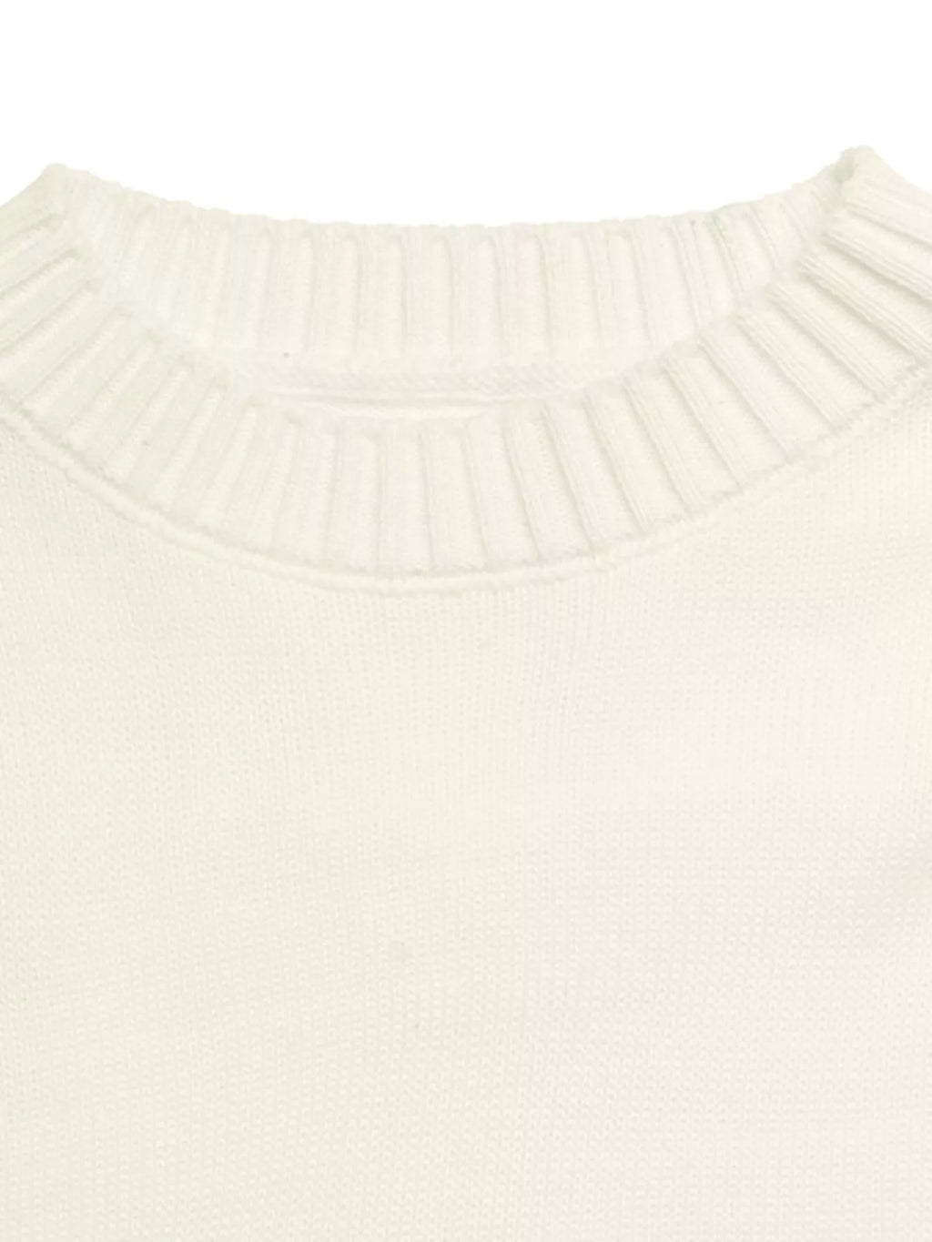 Bow Graphic Round Neck Sweater