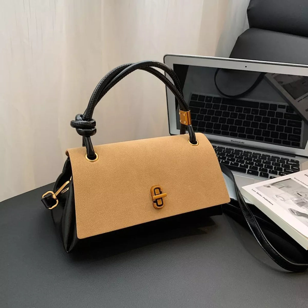 Flap Crossbody Bag with Top Handle