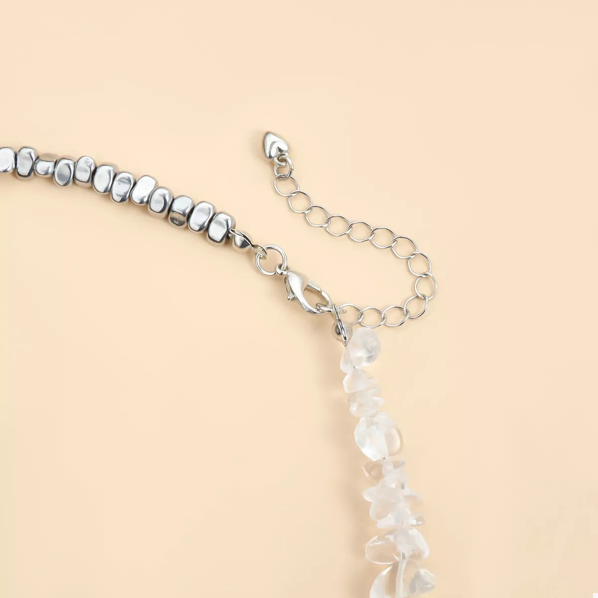 Silver-Plated Minimalist Heart Necklace