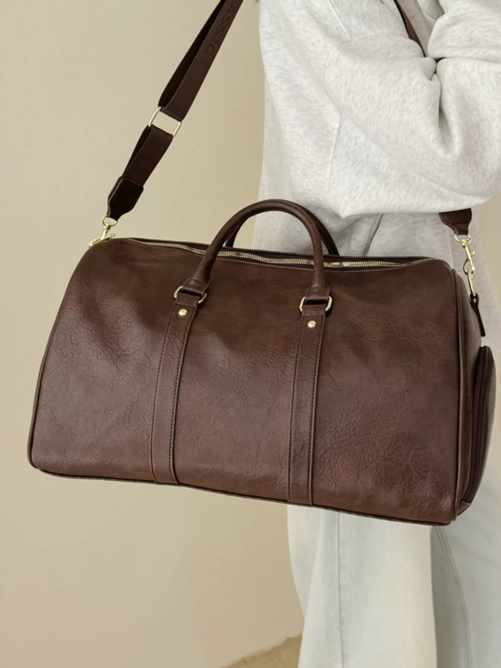 PU Leather Travel Bag