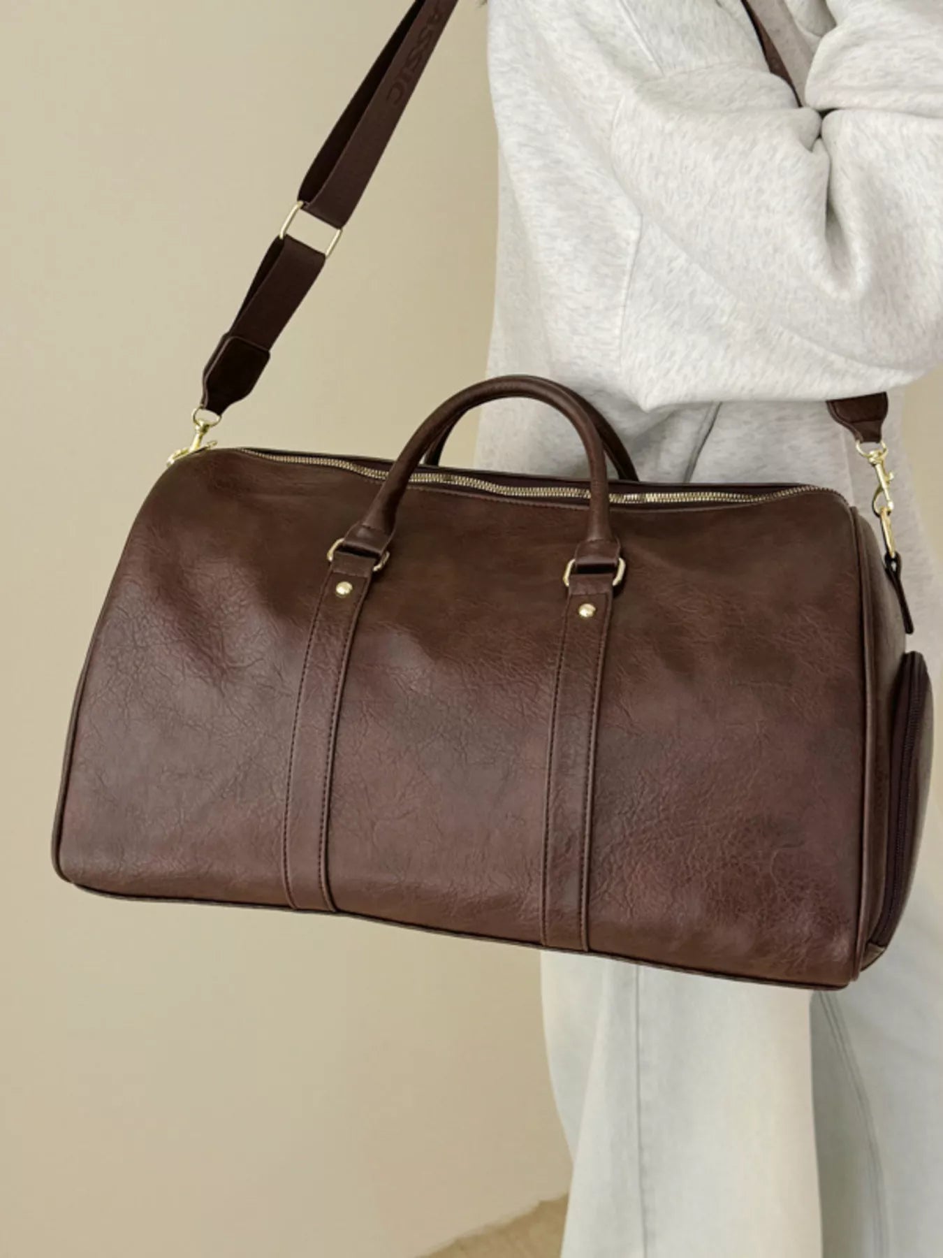 PU Leather Travel Bag