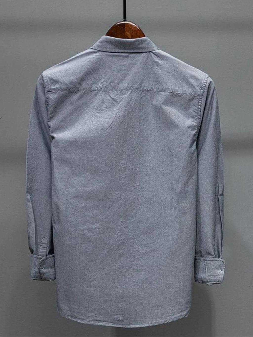 Men's Plus Size Button Up Long Sleeve Shirt