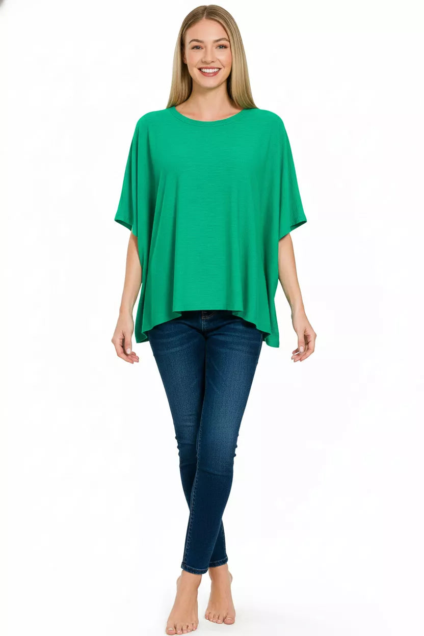 Zenana Round Neck Short Sleeve T-Shirt