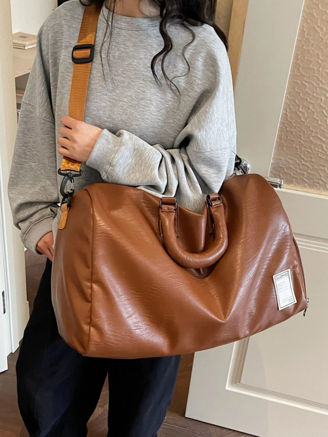 PU Leather Travel Bag