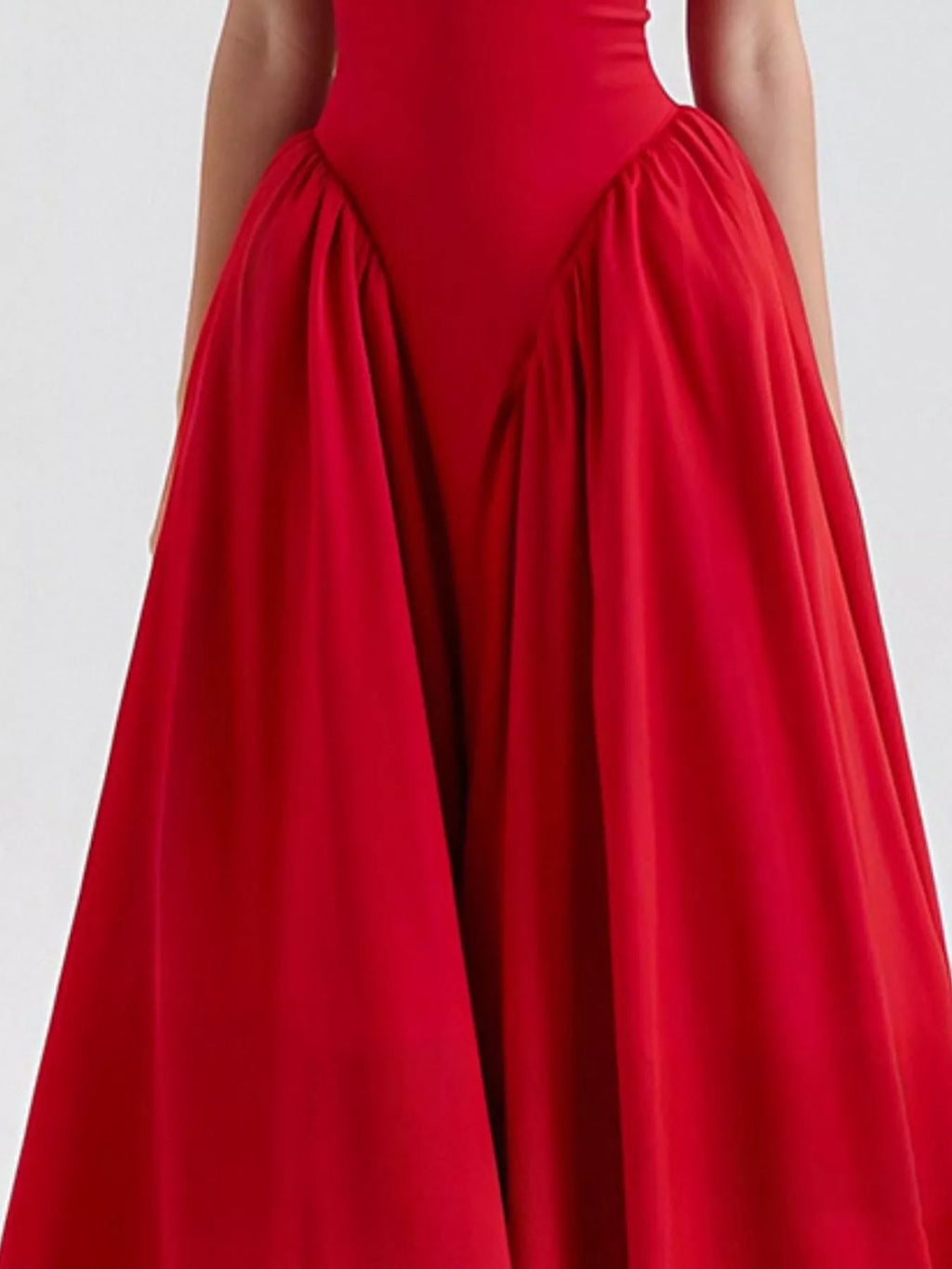 Halter Neck Midi Dress with Pockets