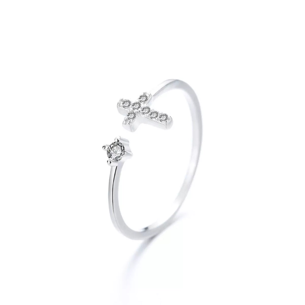 Adjustable Open Cross Ring