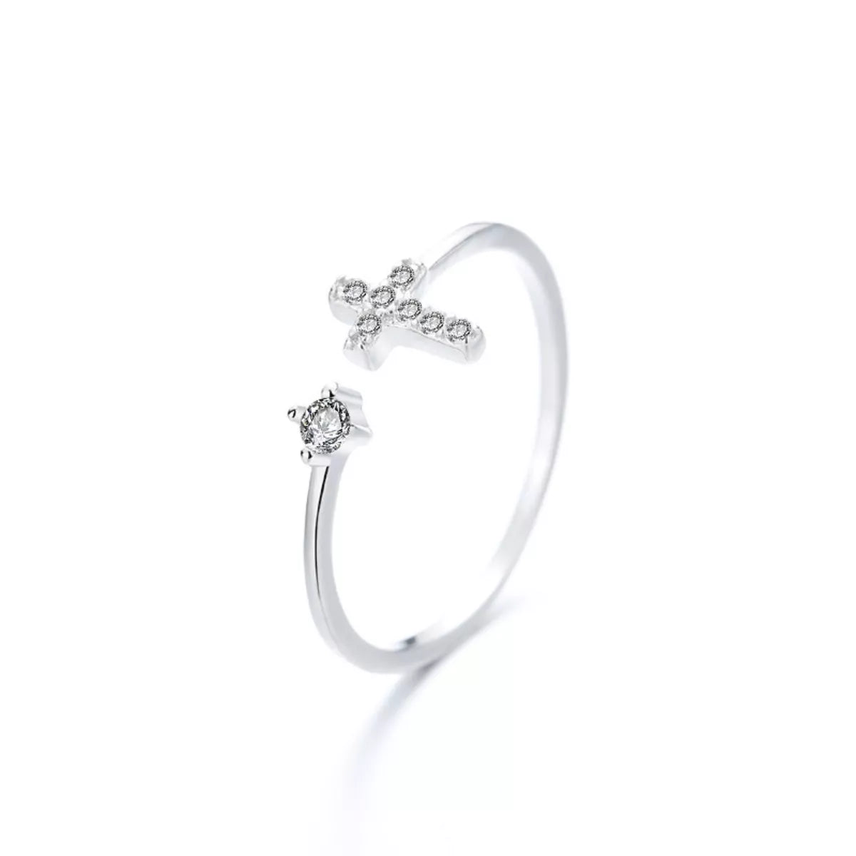 Adjustable Open Cross Ring