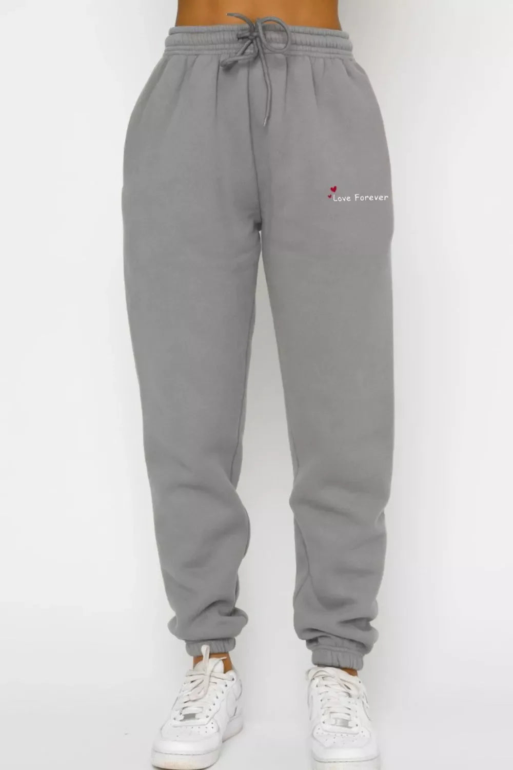 Round Neck Sweatshirt and Joggers Set