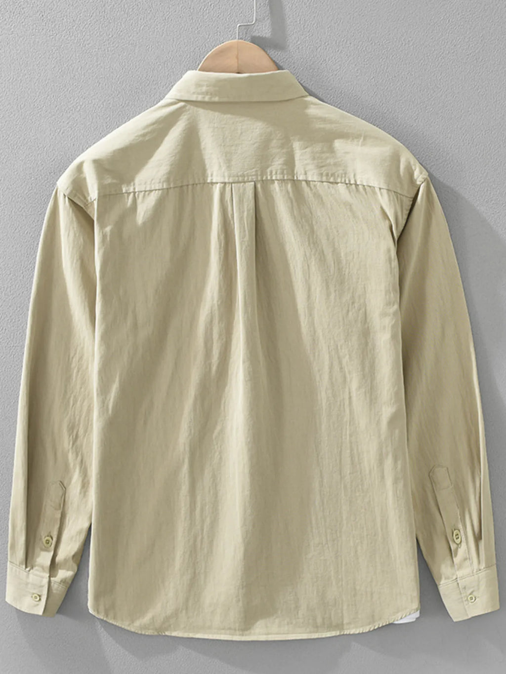 Men's Plus Size Button Up Long Sleeve Shirt