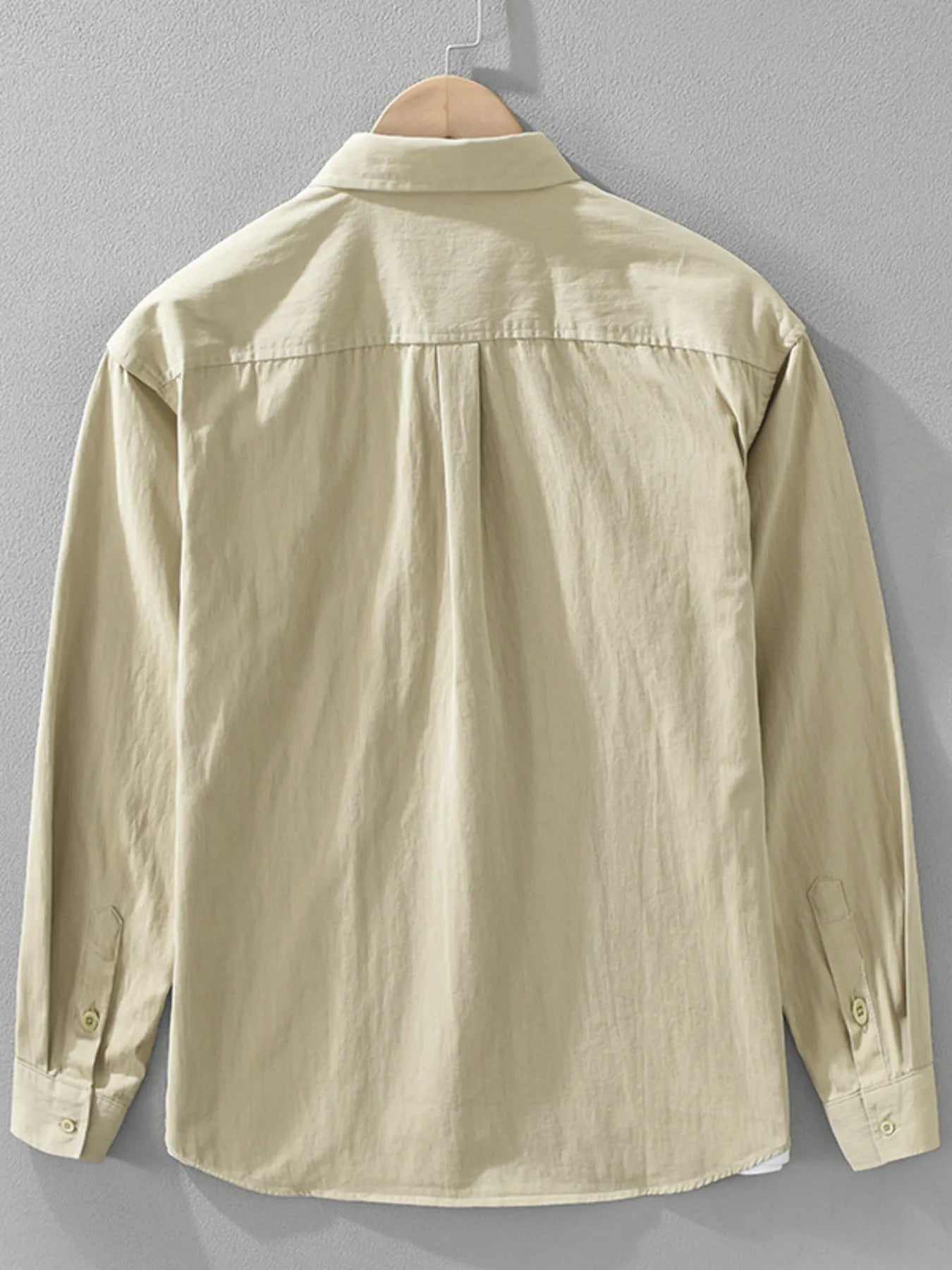 Men's Plus Size Button Up Long Sleeve Shirt