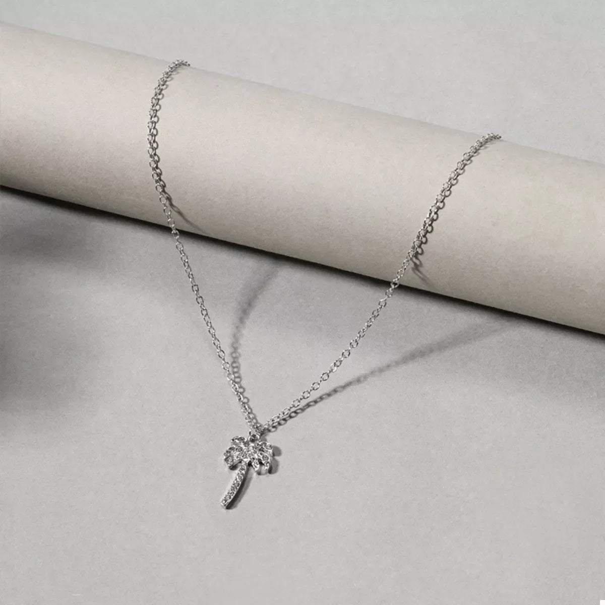 Palm Tree Pendant Necklace