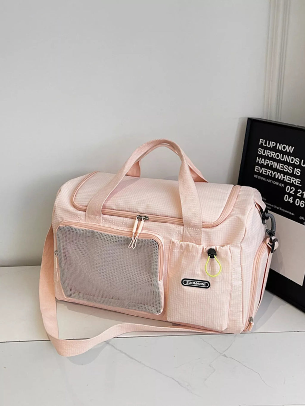 Drawstring Multi Pockets Travel Bag