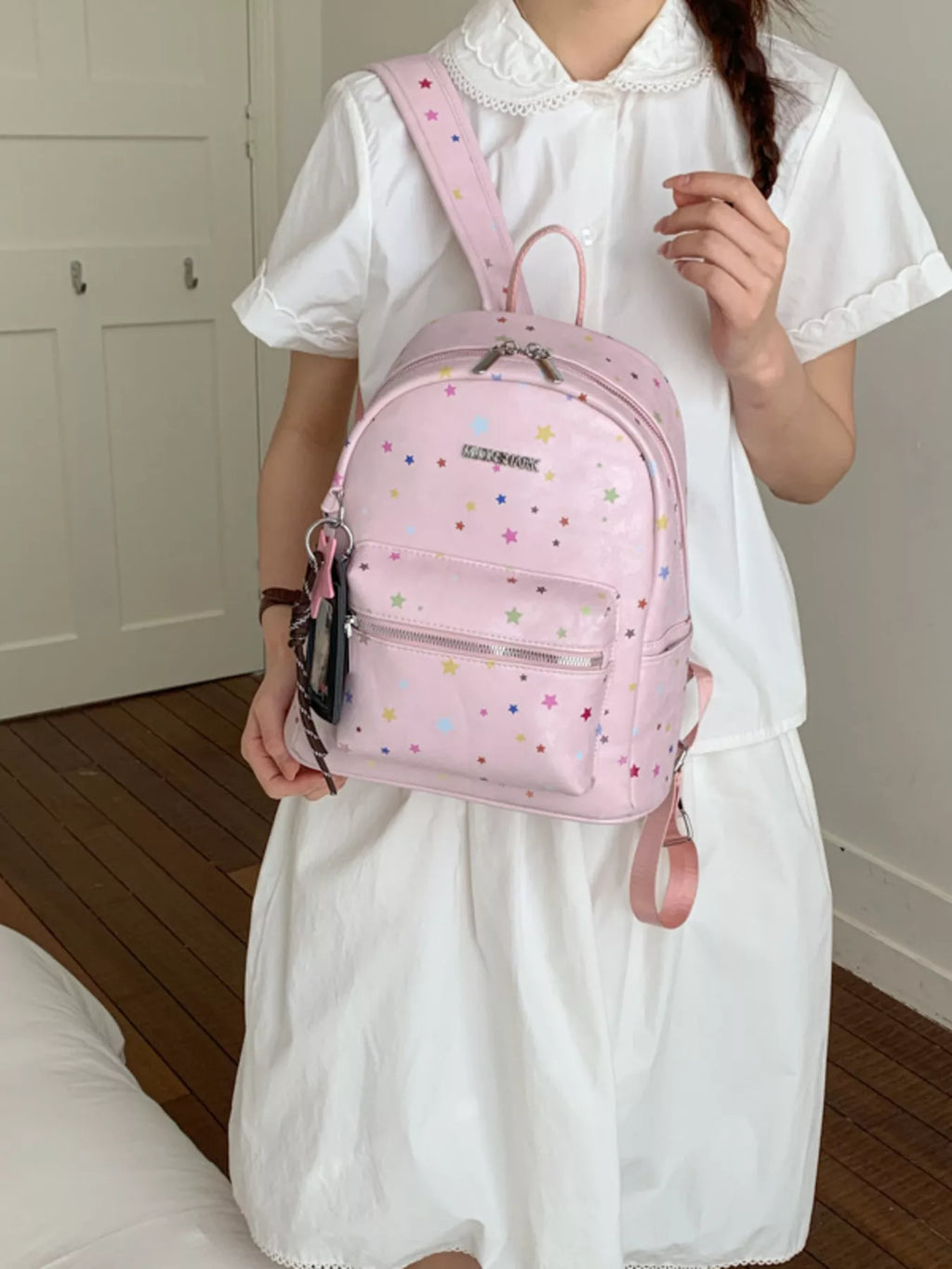Star Pattern Backpack Bag