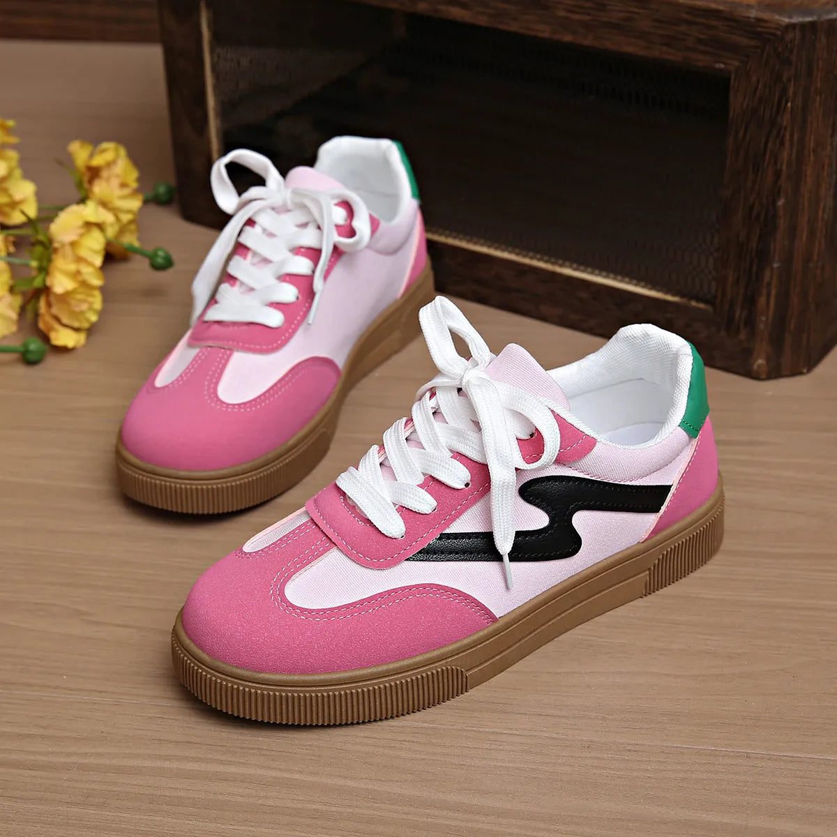 Lace Up Platform Sneakers