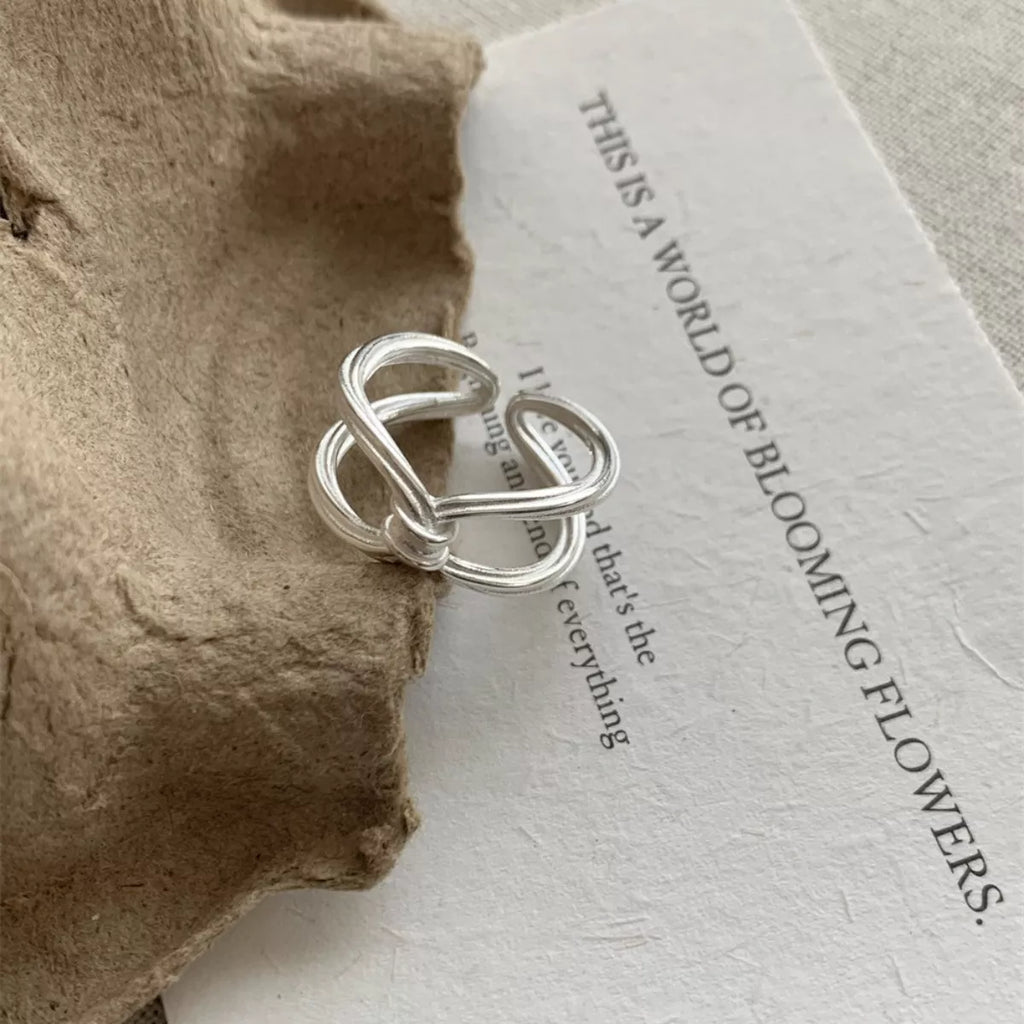 925 Sterling Silver Knot Ring