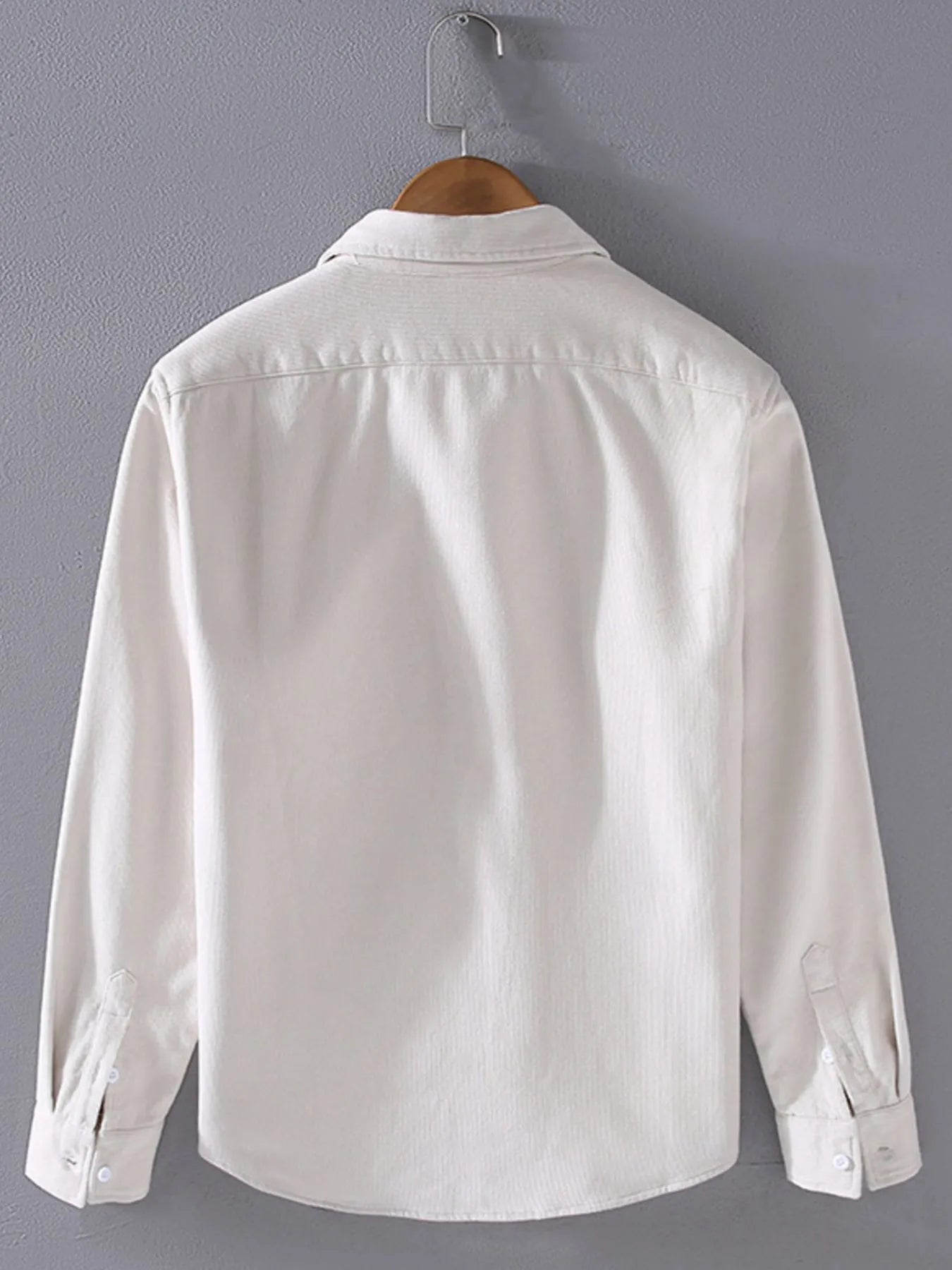 Men's Plus Size Button Up Long Sleeve Shirt