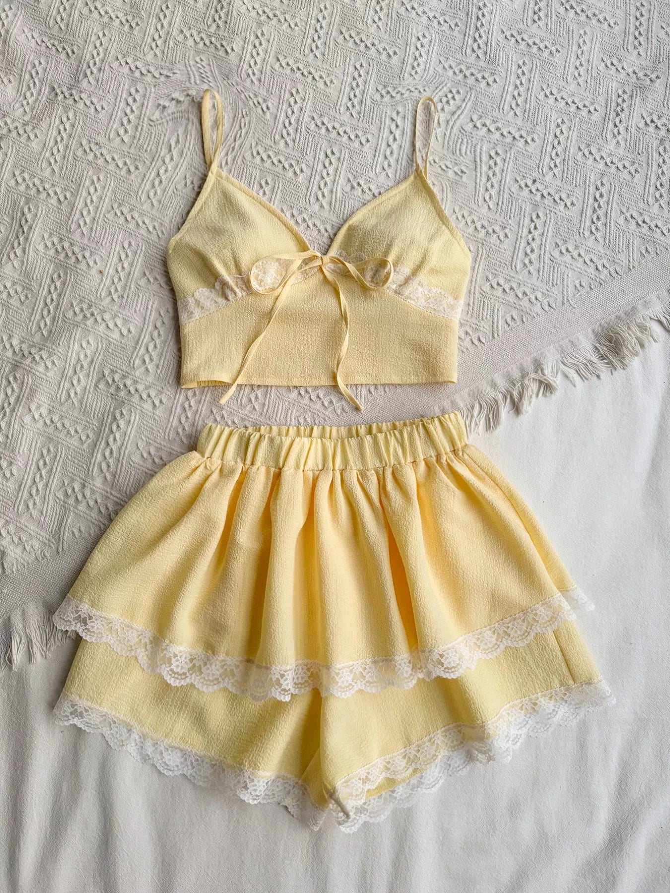 Smocked Cami and Skirt Set