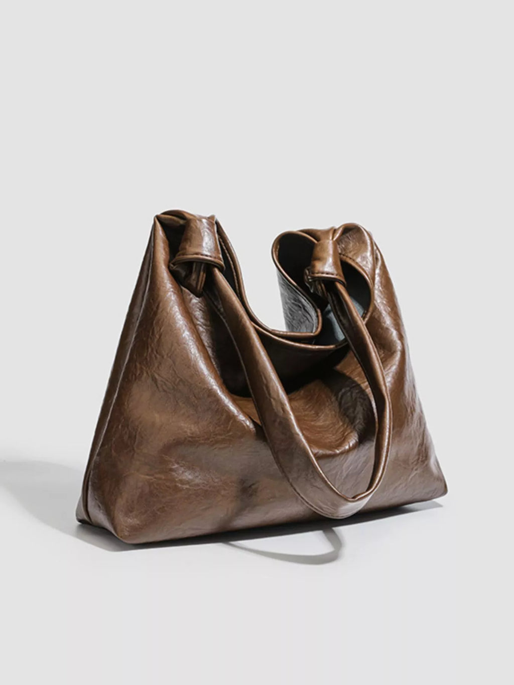 Vintage Style Leather Shoulder Bag