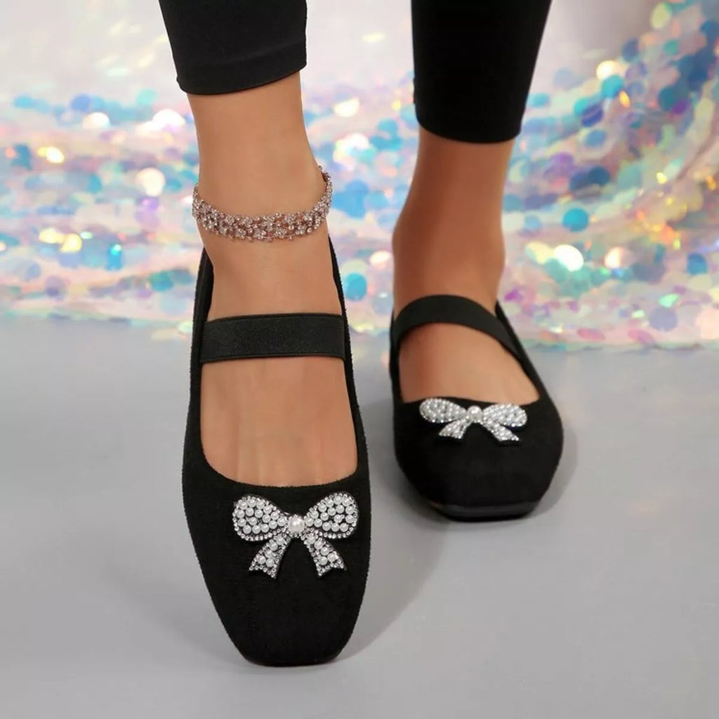 Square Toe Flats Slip-Ons