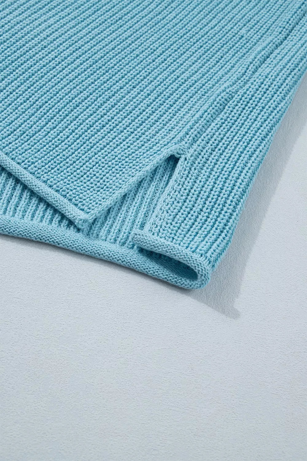 Casual Knit Half Sleeve Sweater