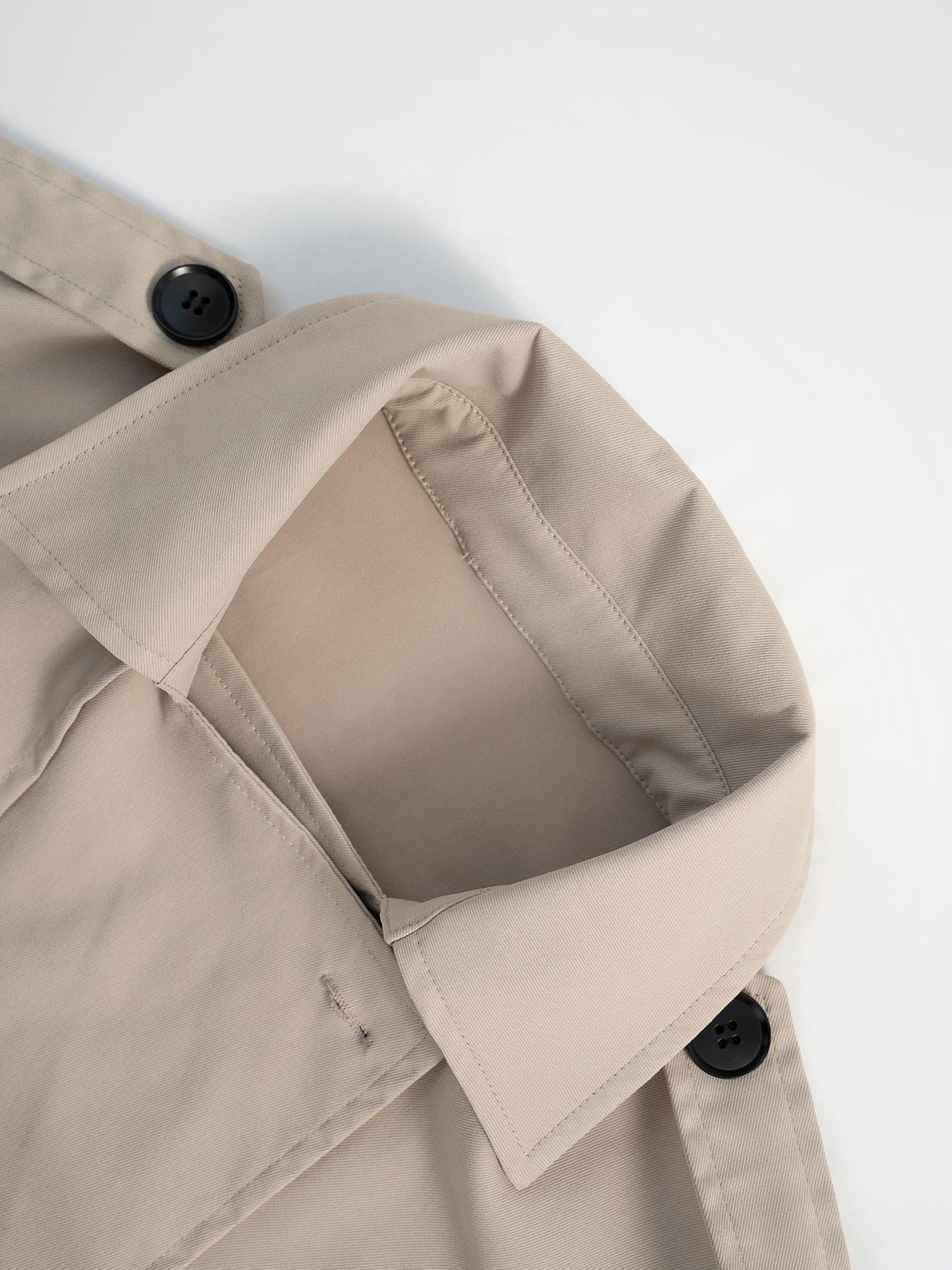 Double-Breasted Cropped Outerwear
