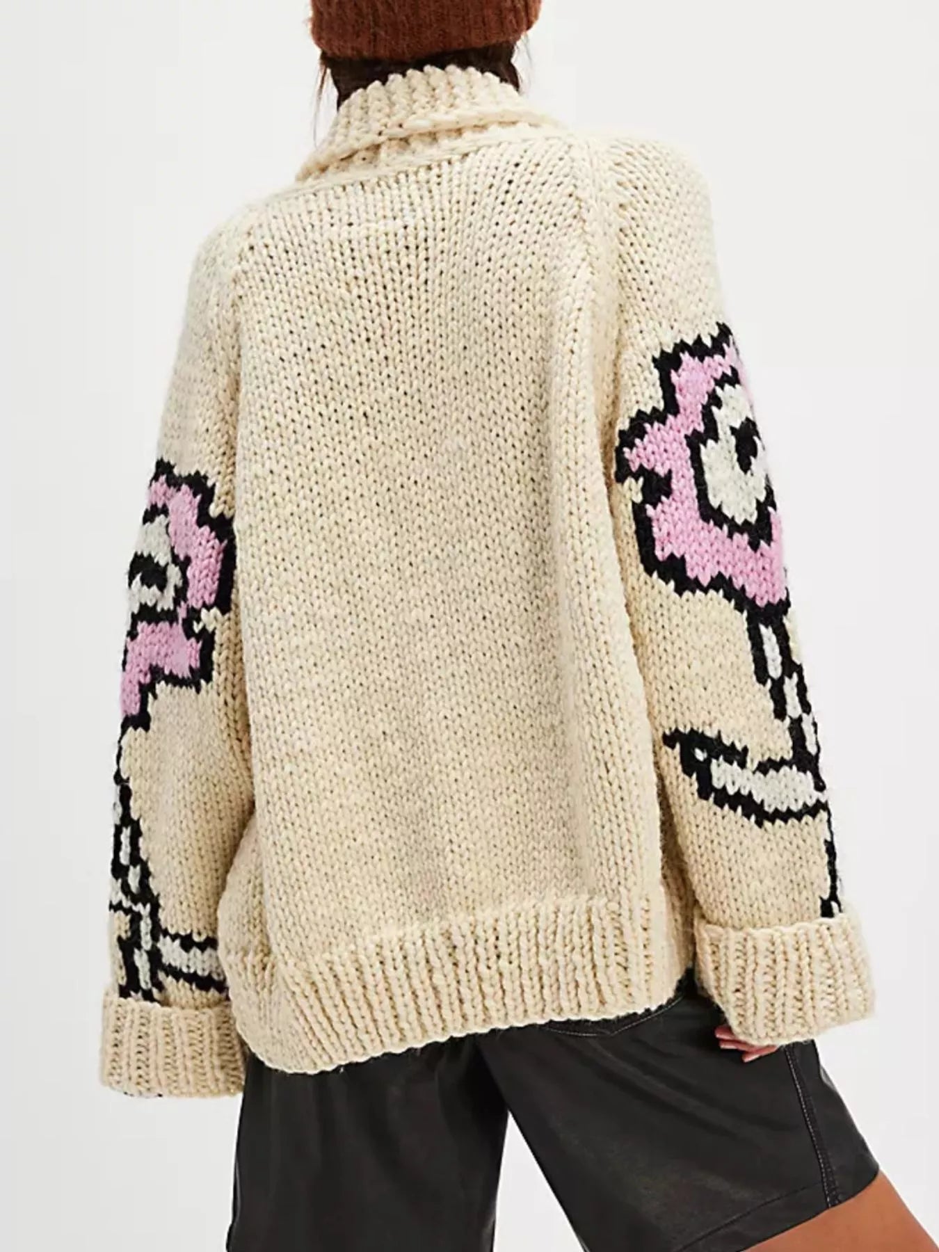 Button Up Long Sleeve Cardigan