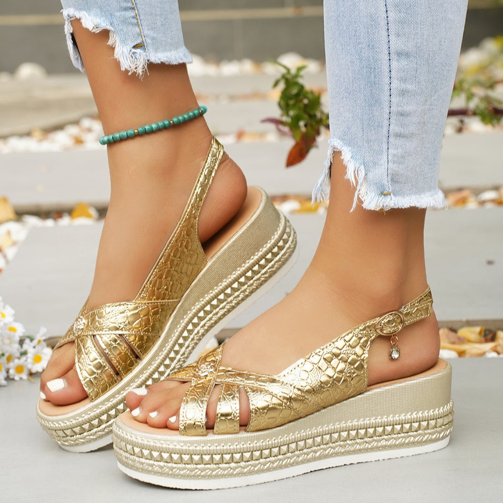 Open Toe Platform Sandals