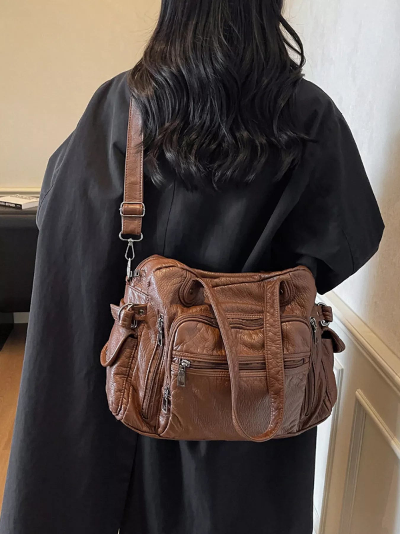 Multi Pocket Shoulder Bag