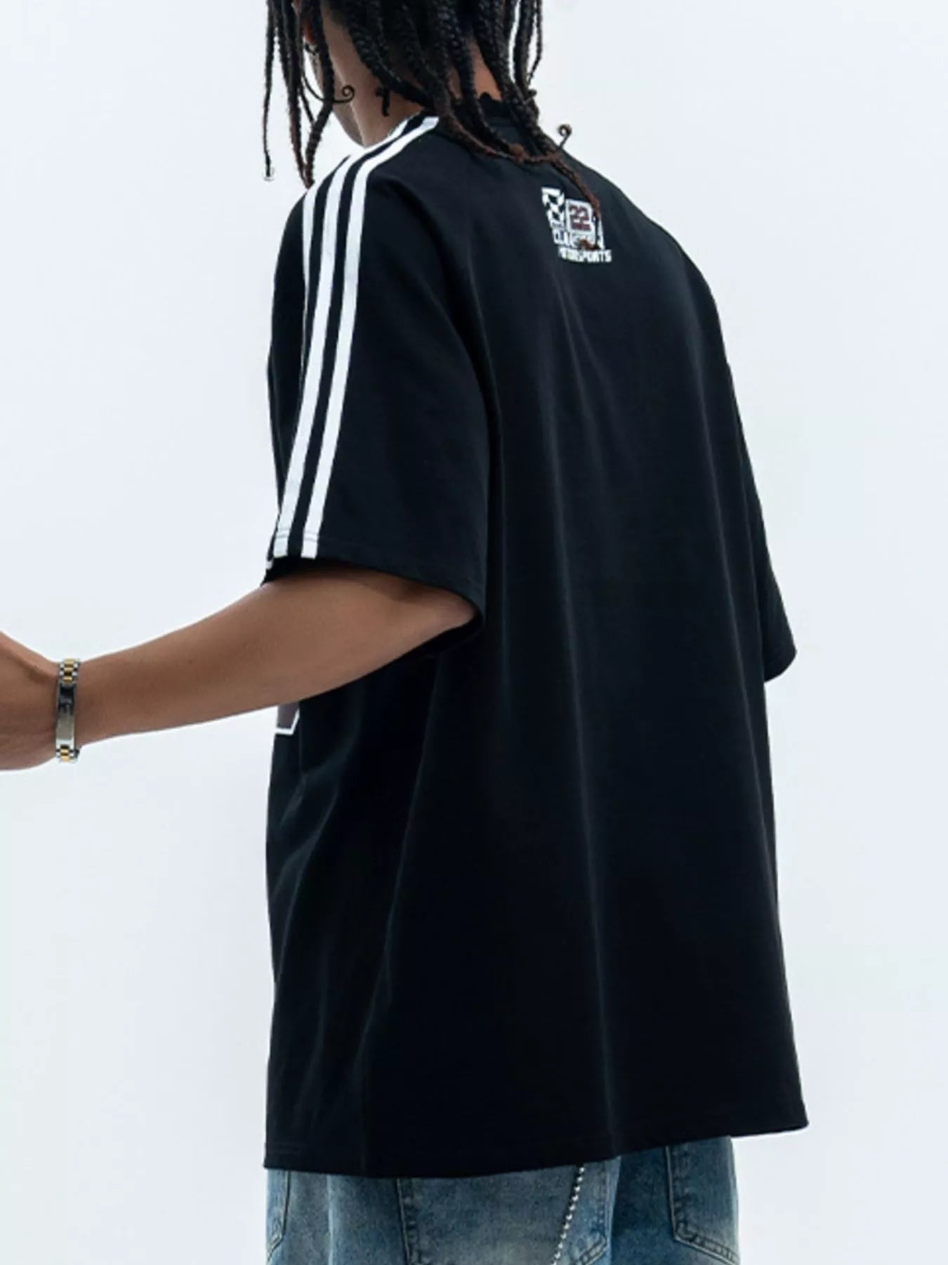 Men's Number Round Neck Short Sleeve T-Shirt
