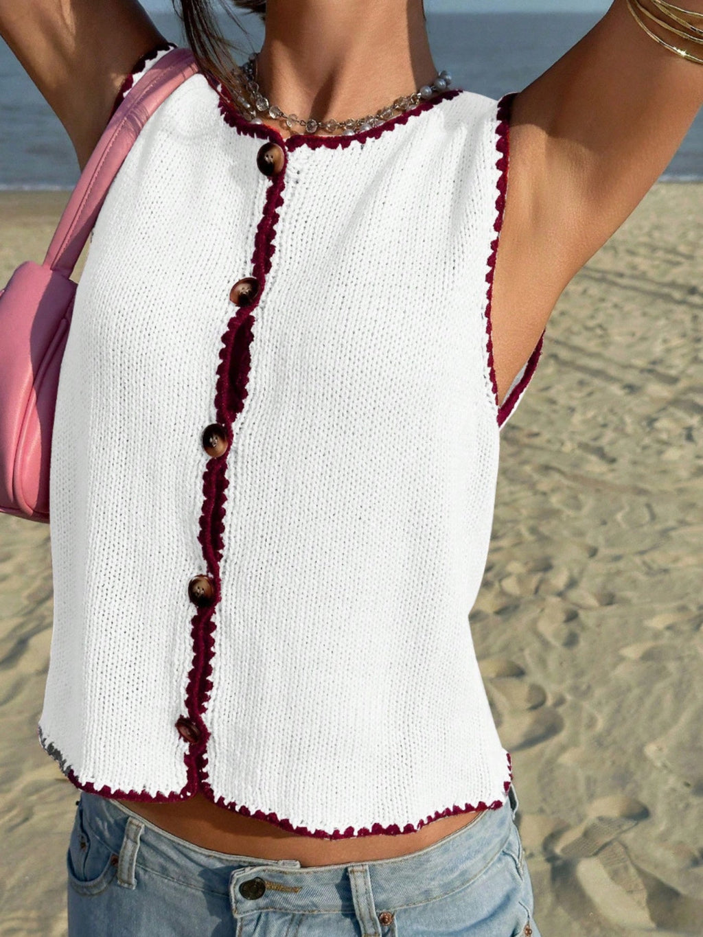 Button-Down Sweater Vest
