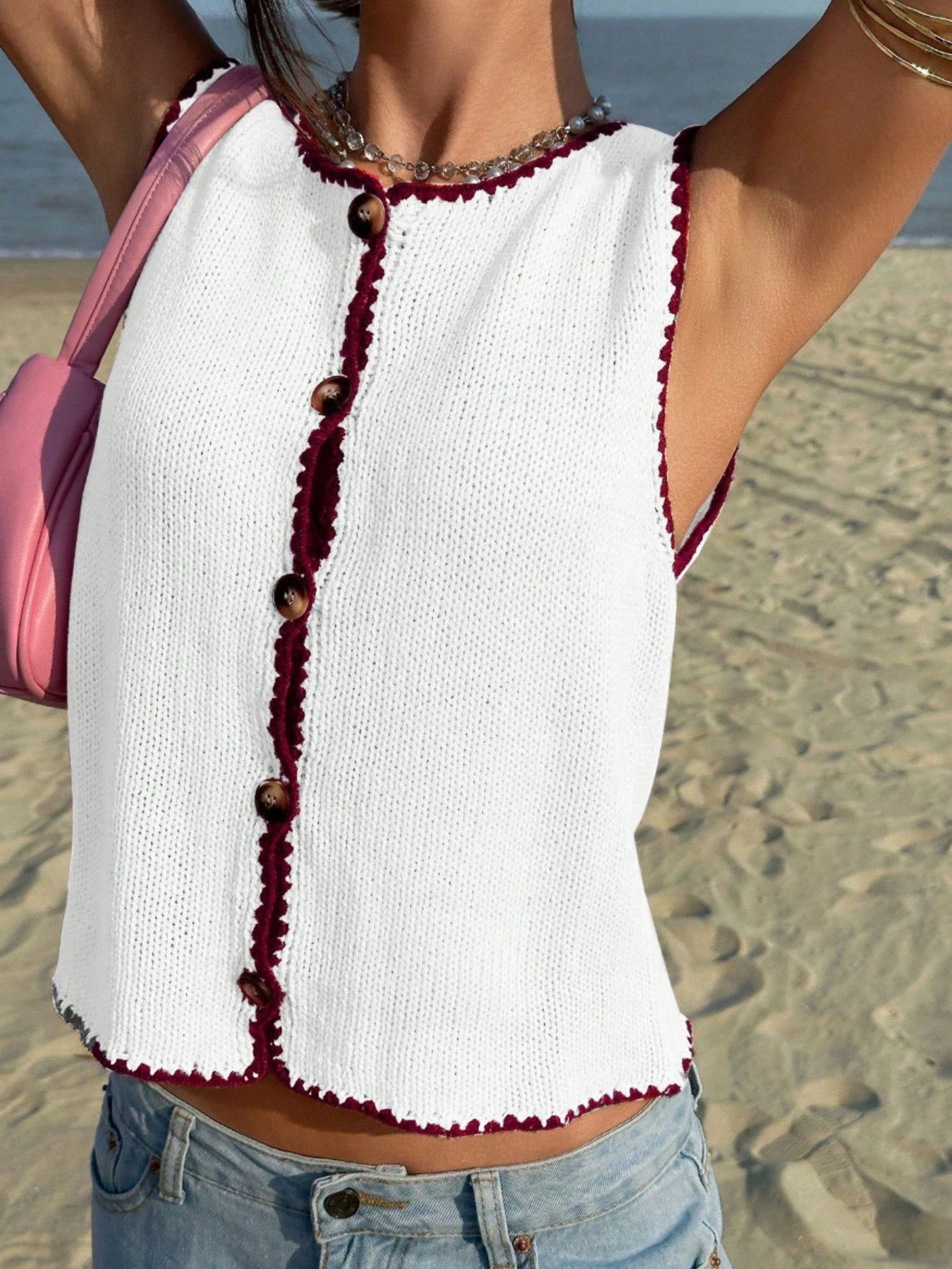 Button-Down Sweater Vest