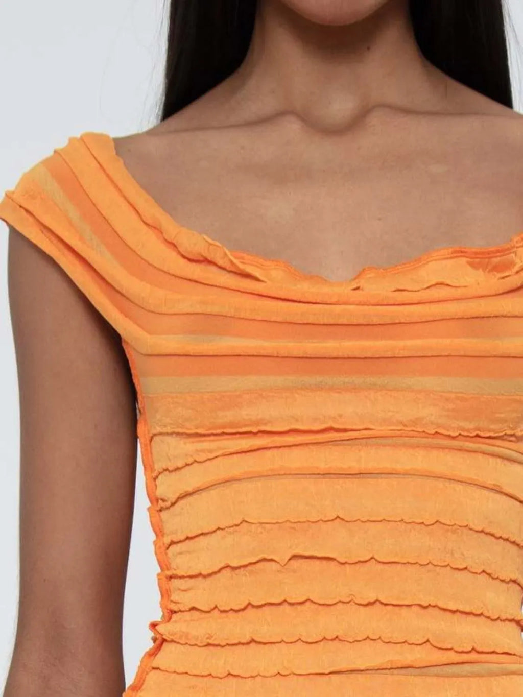 Ruched Solid Tank
