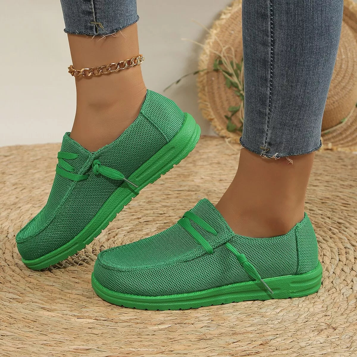 Round Toe Slip-Ons
