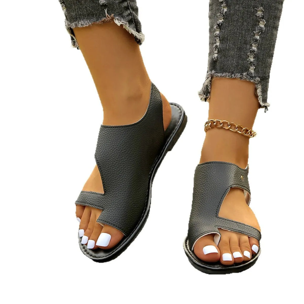 Toe Loop Flats Sandals