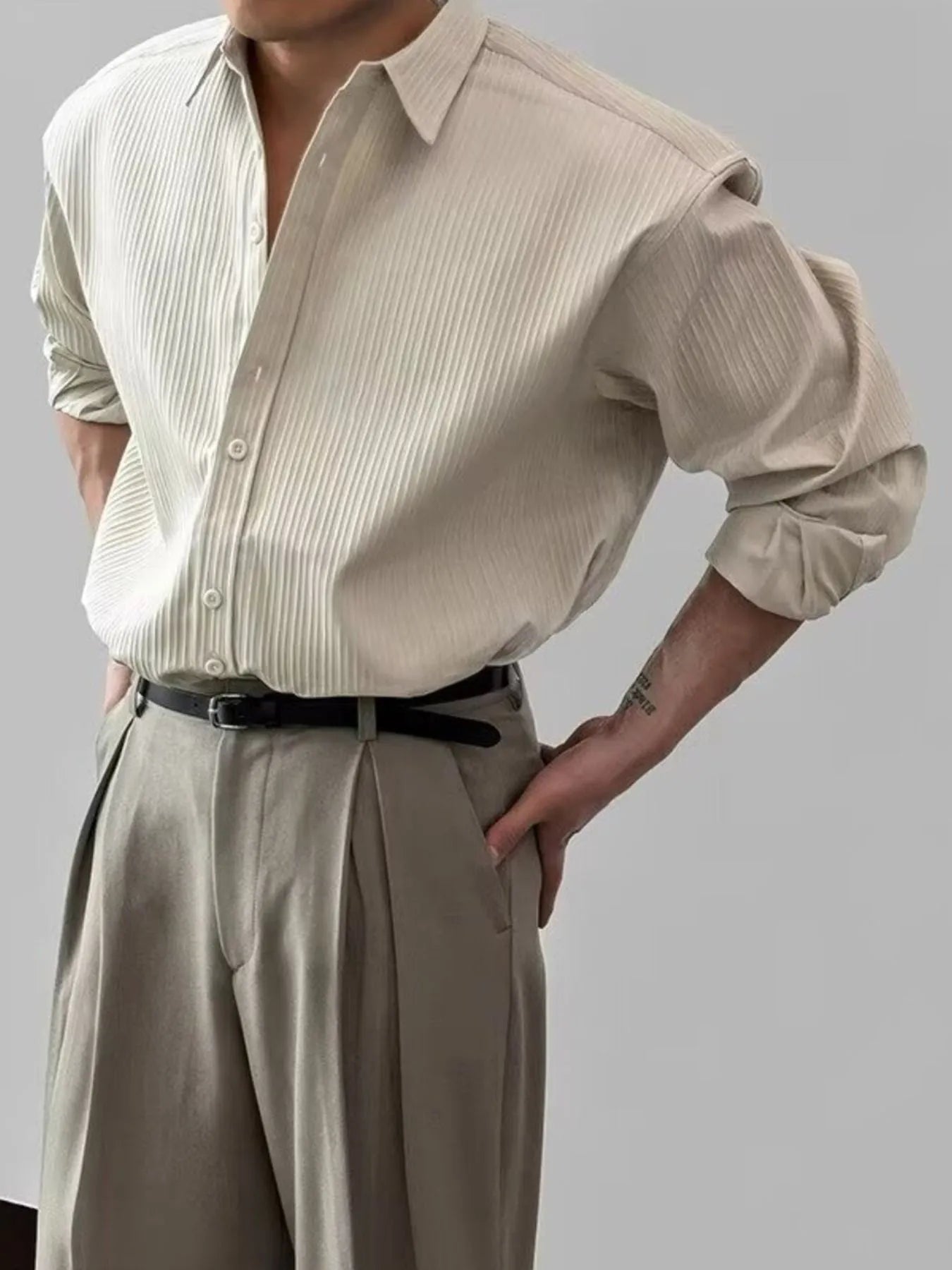 Men's Button Up Long Sleeve Shirt