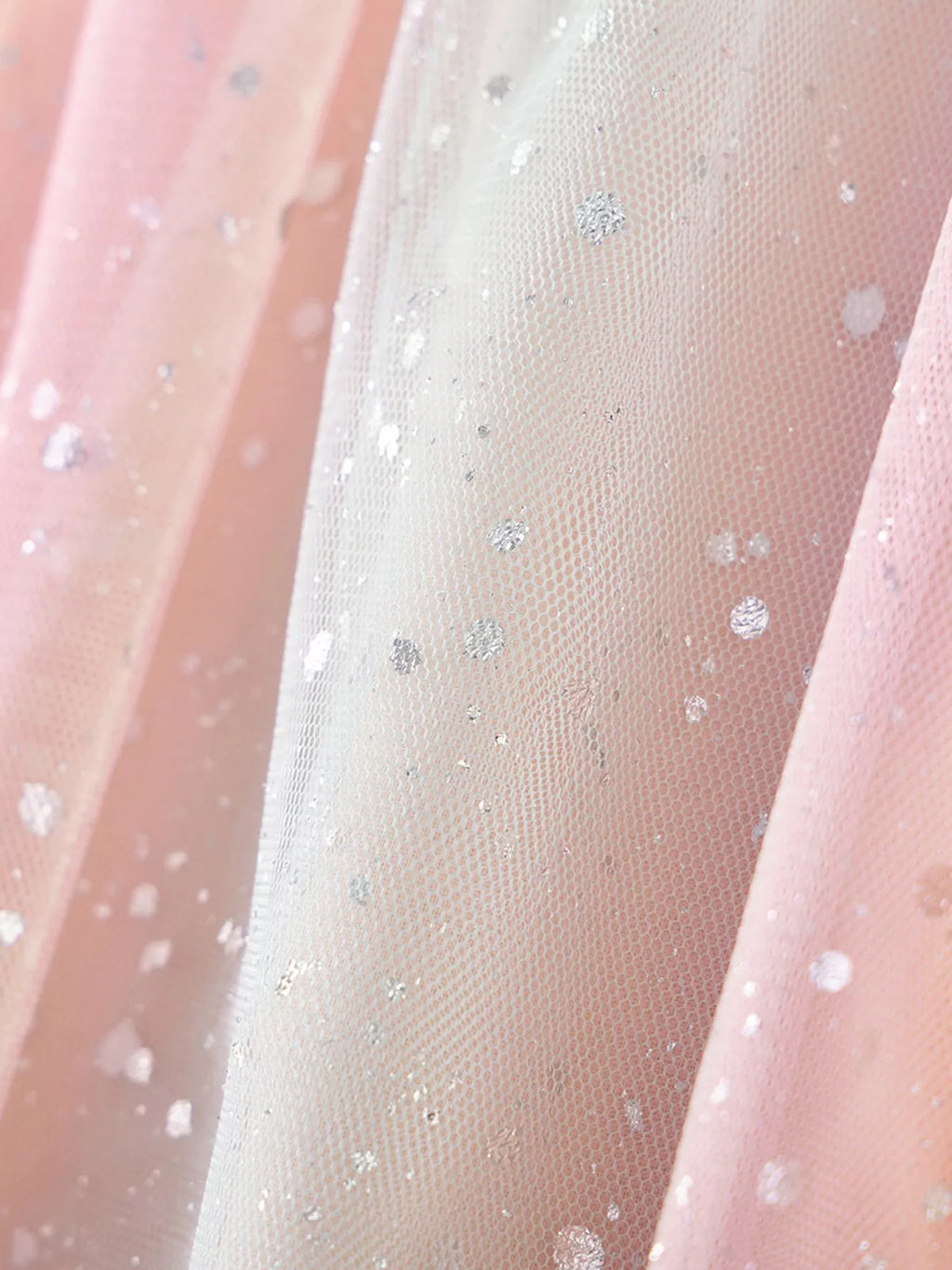 Children's Rainbow Heart Tulle Dress