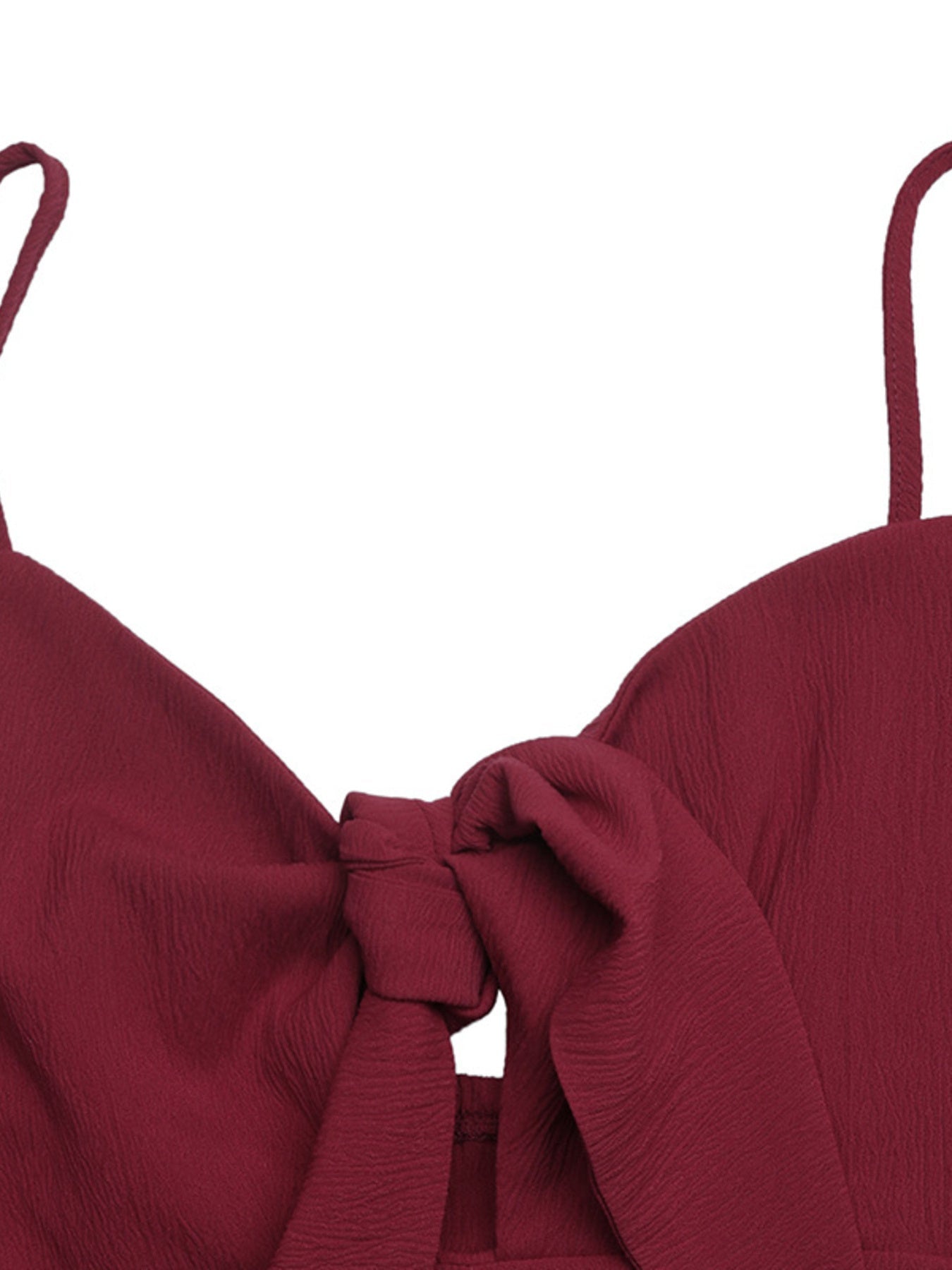 Bow-Knot Spaghetti Strap Romper