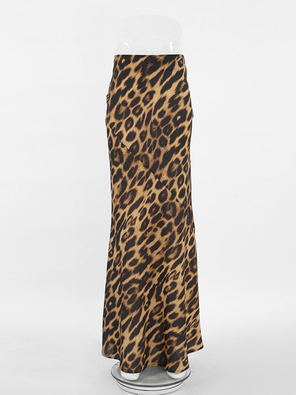 Leopard Print Bodycon Maxi Skirt