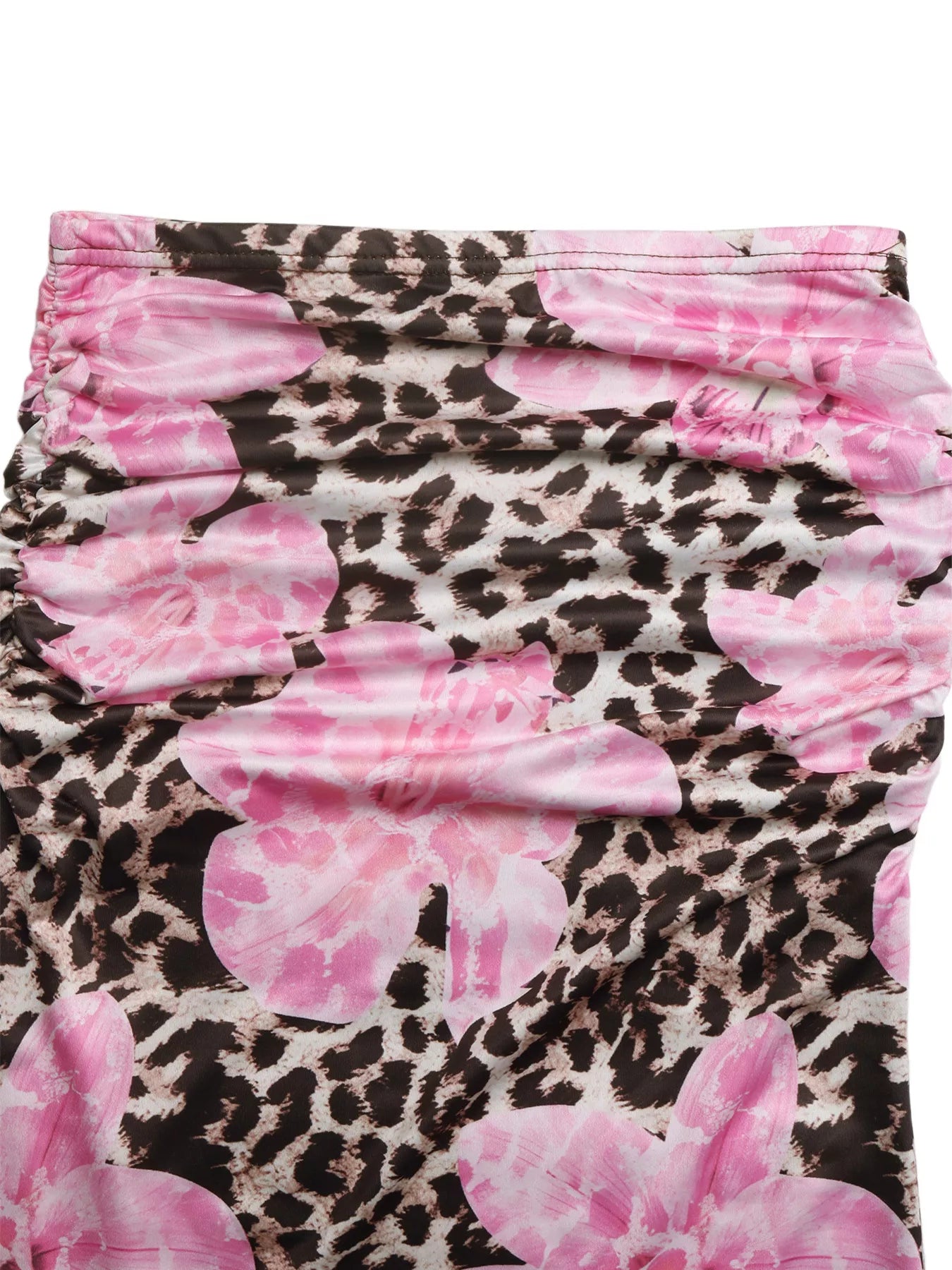 Leopard Print Bodycon Maxi Skirt