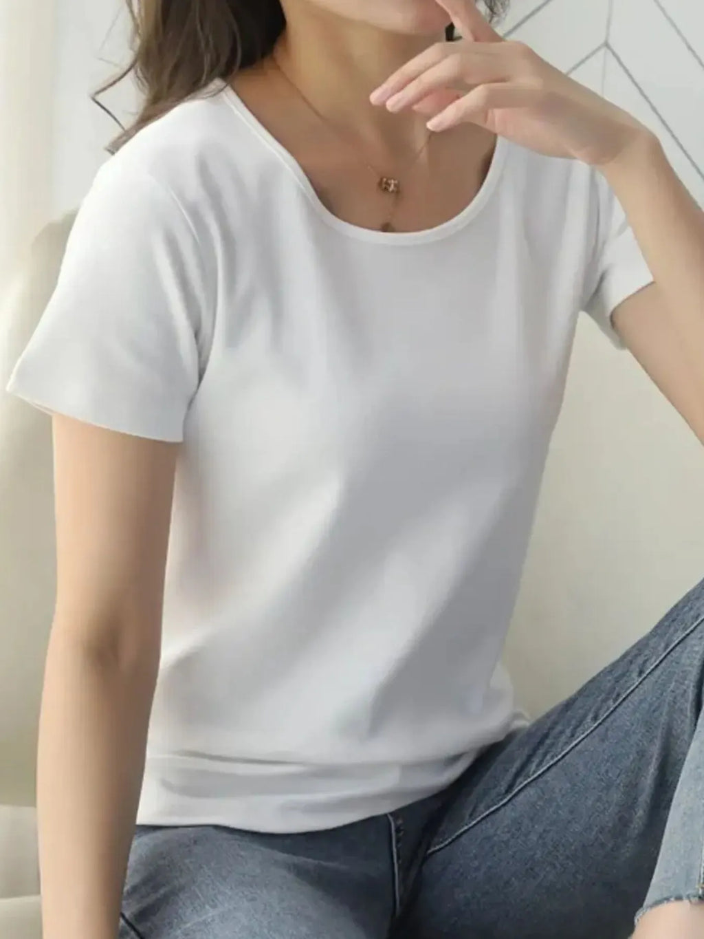 Round Neck Short Sleeve T-Shirt