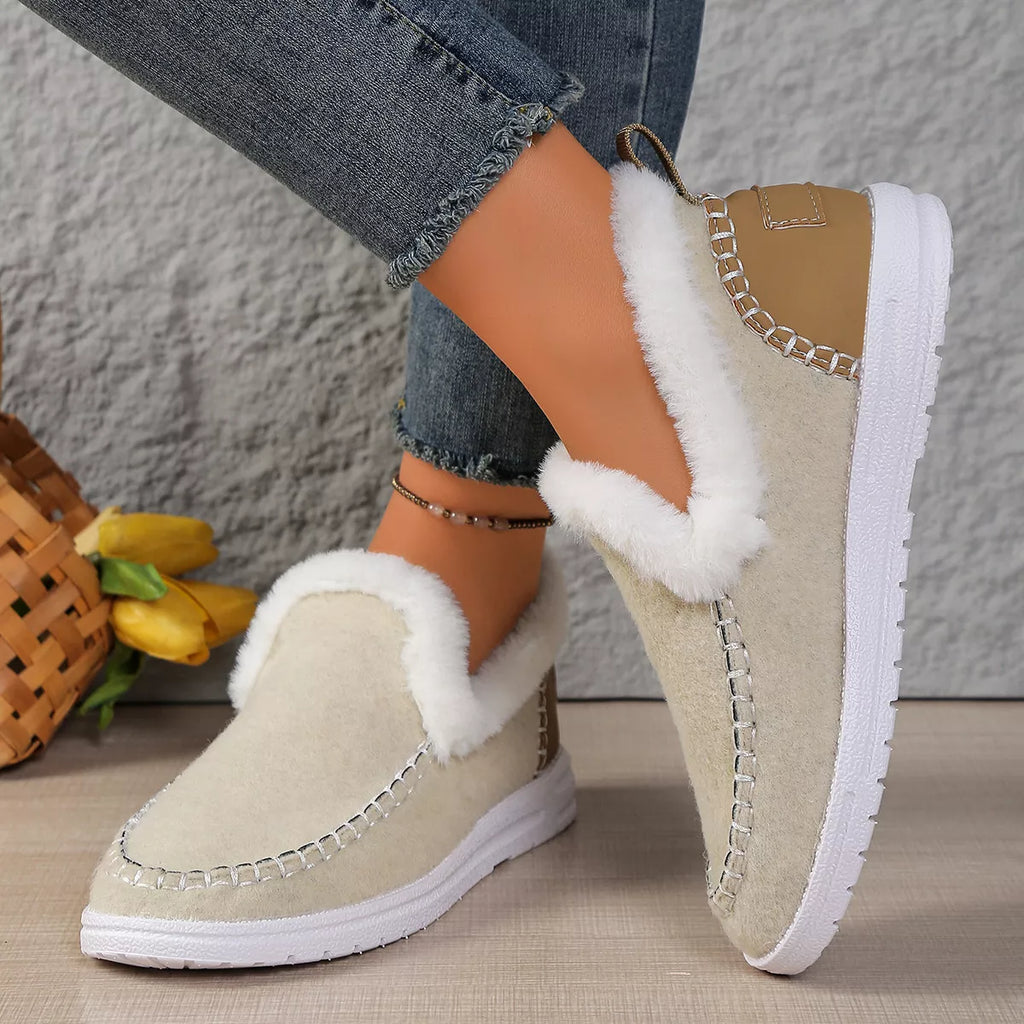 Plush-Lined Slip-Ons