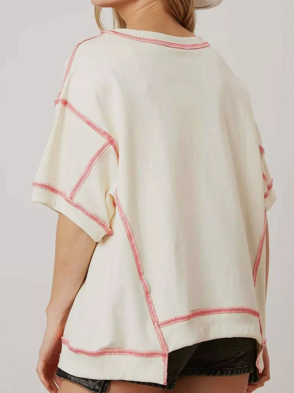Sequin Lobster Half Sleeve T-Shirt