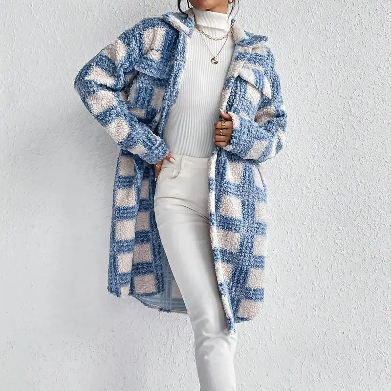 Women’s Plaid Fleece Jacket