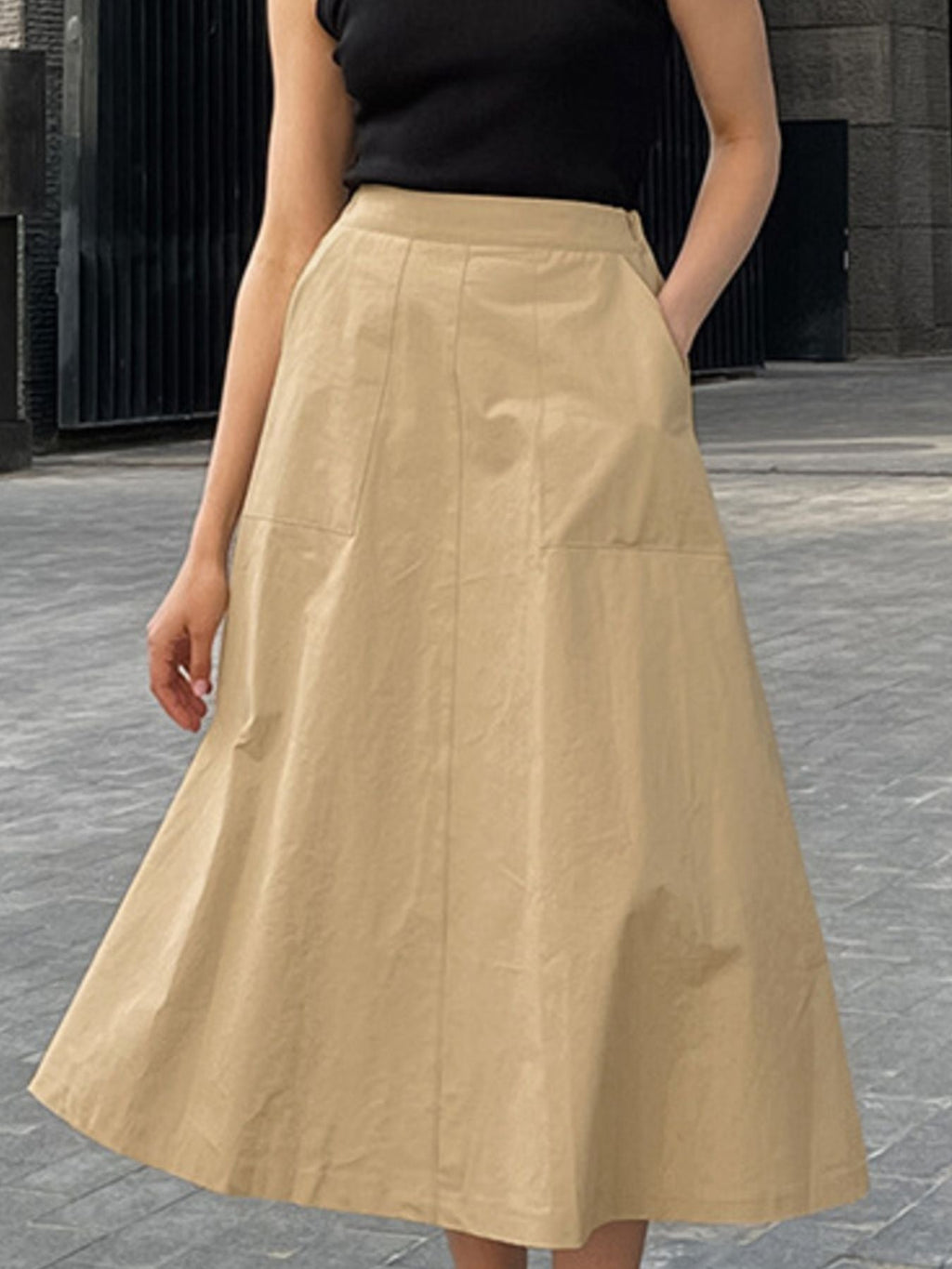 A-Line Pocket Skirt