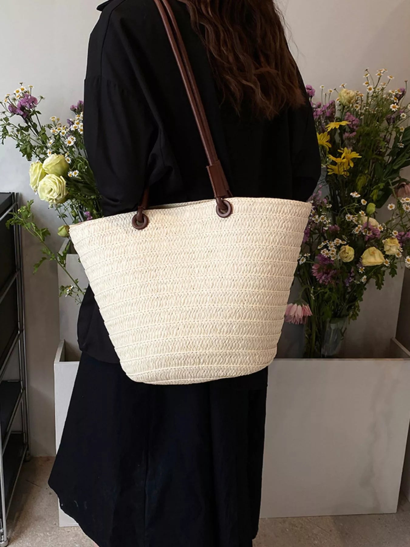 Straw Woven Shoulder Bag