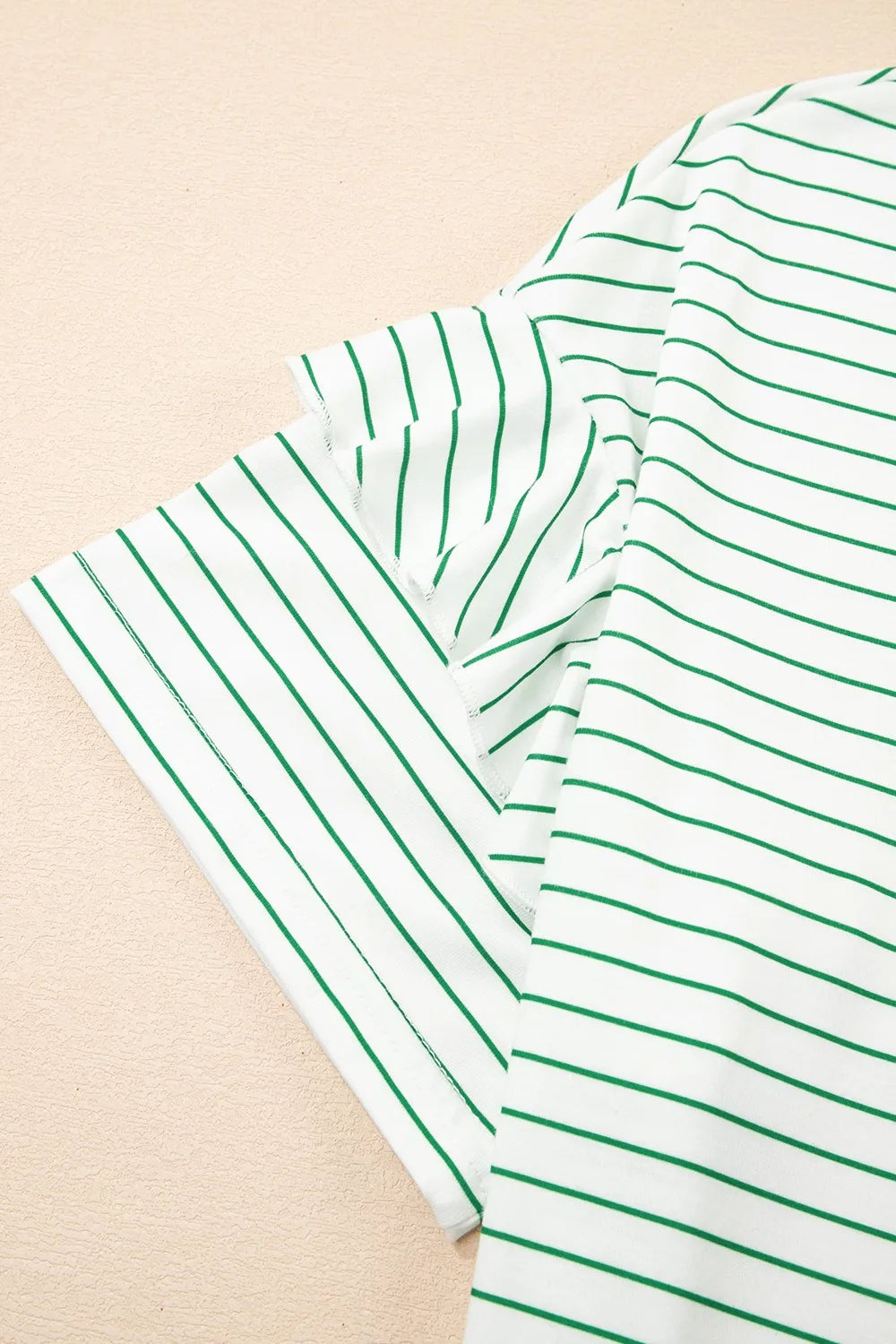 Casual Striped T-Shirt Dress with Pockets
