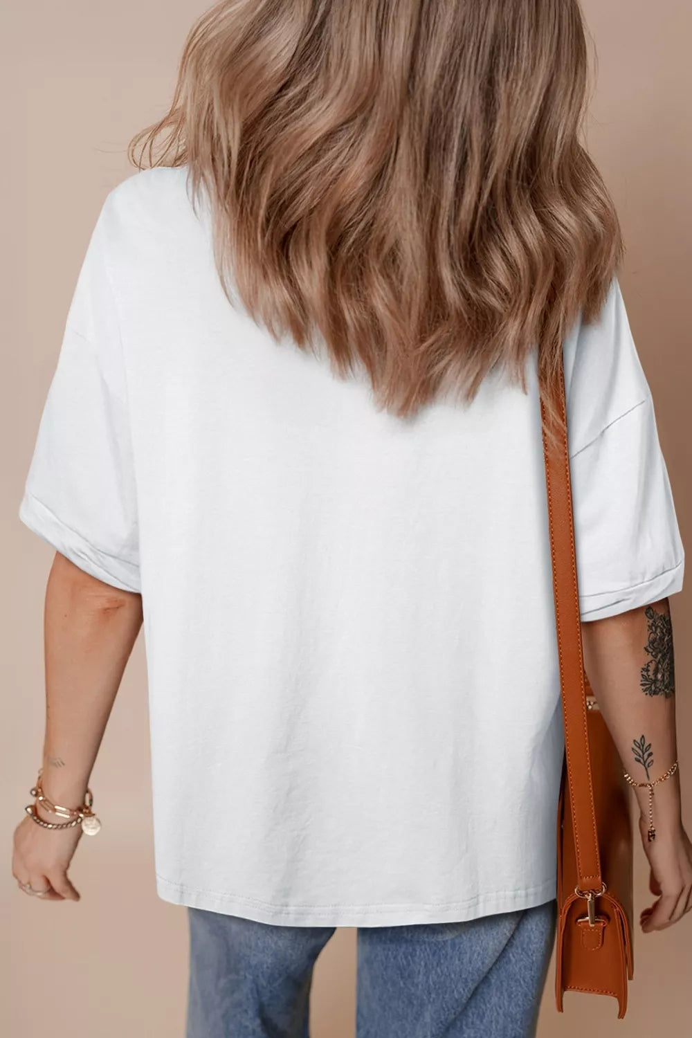 Game Day Football Graphic Casual Loose T Shirt
