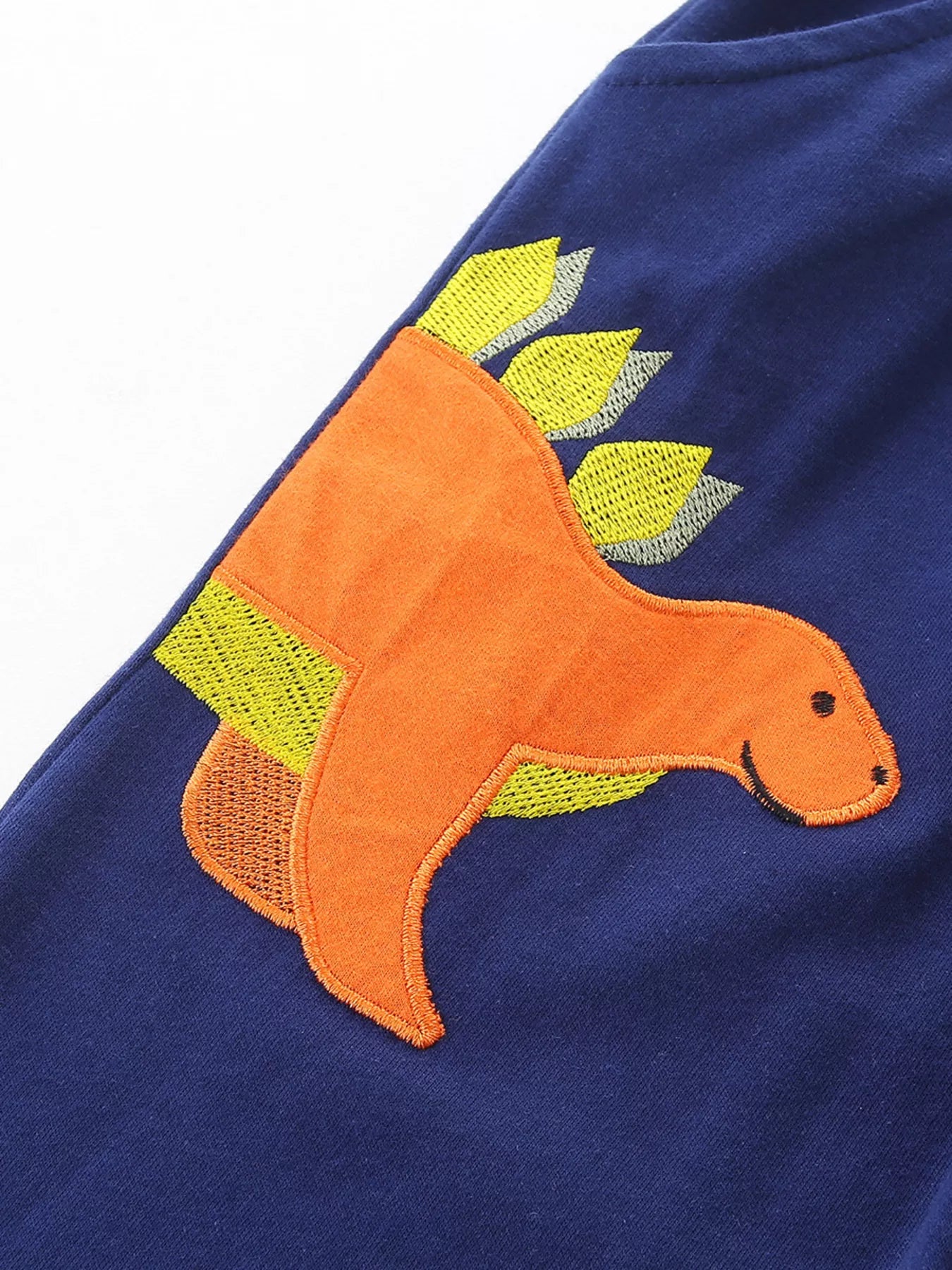 Children's Dinosaur Embroidered Top and Pants Set