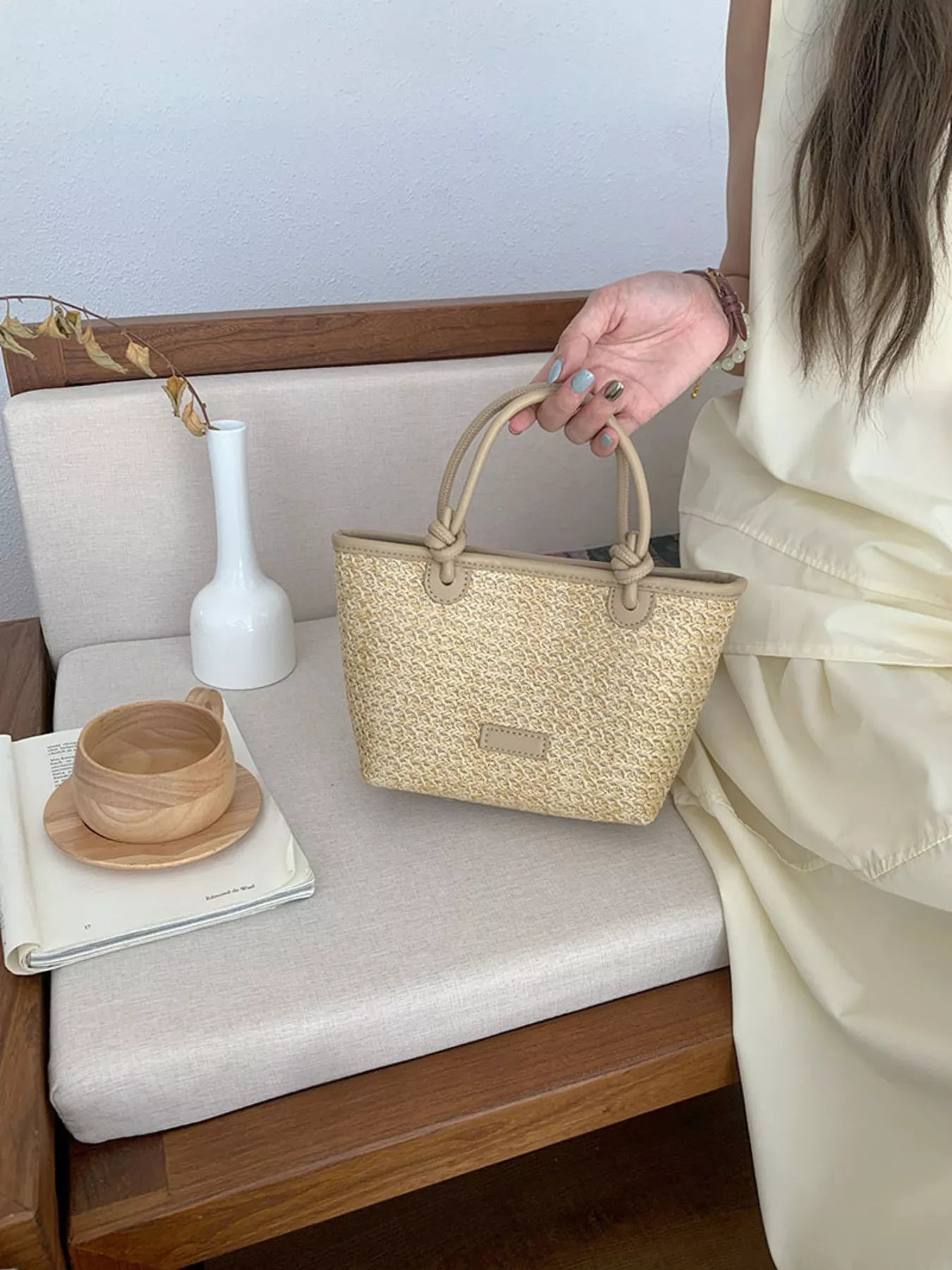 Straw Woven Crossbody Bag